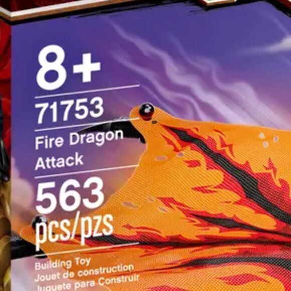 Brand New Lego NINJAGO Legacy Fire Dragon Attack 71753 - Picture 2 of 11